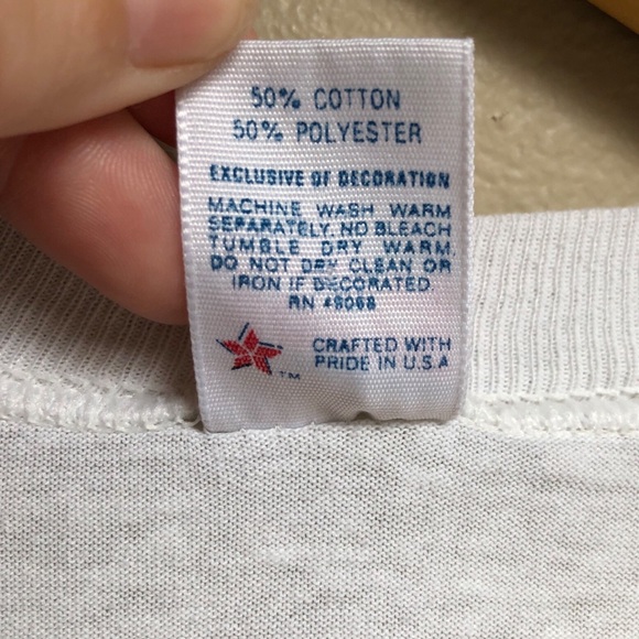 Vintage 70s 80s University of Miami Hurricanes T-shirt Soffe Shirts USA Adult L - Picture 5 of 13